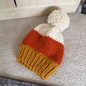 Charlie and Luna Co Candy Corn Beanie